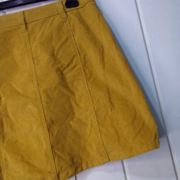 Re Generation by Celebrity Pink Skirt Juniors 11 30 Button Front Corduroy Brown - Picture 14 of 15